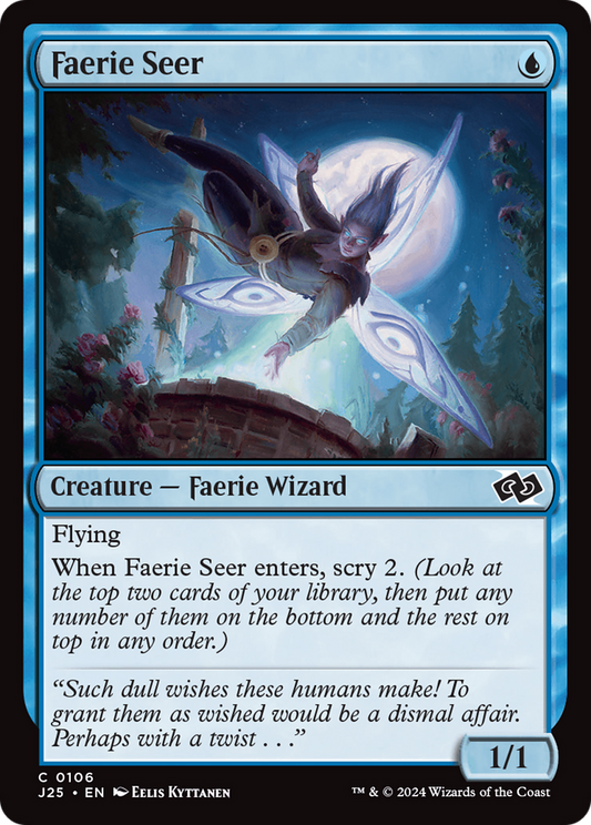 Faerie Seer (J25-106) - Foundations Jumpstart - Premium MTG Single from Wizards of the Coast - Just $0.28! Shop now at Game Crave Tournament Store