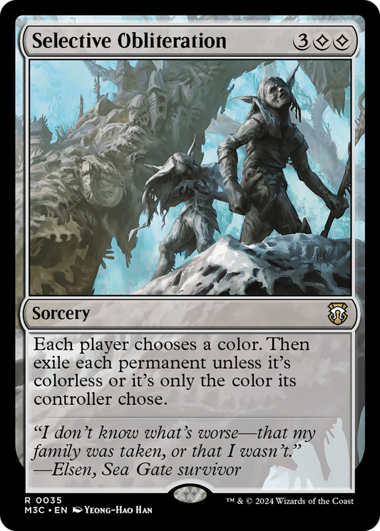 Selective Obliteration (M3C-035) - Modern Horizons 3 Commander - Premium MTG Single from Wizards of the Coast - Just $0.37! Shop now at Game Crave Tournament Store