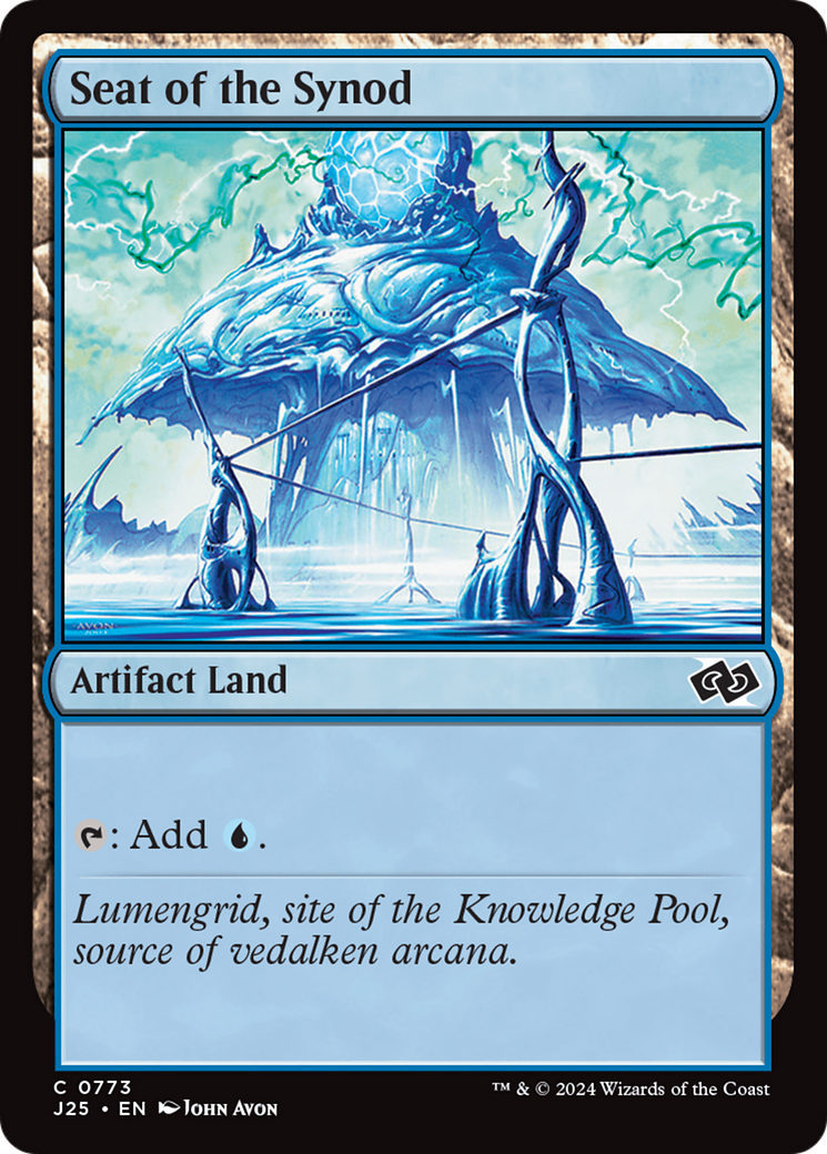 Seat of the Synod (J25-773) - Foundations Jumpstart - Premium MTG Single from Wizards of the Coast - Just $0.64! Shop now at Game Crave Tournament Store