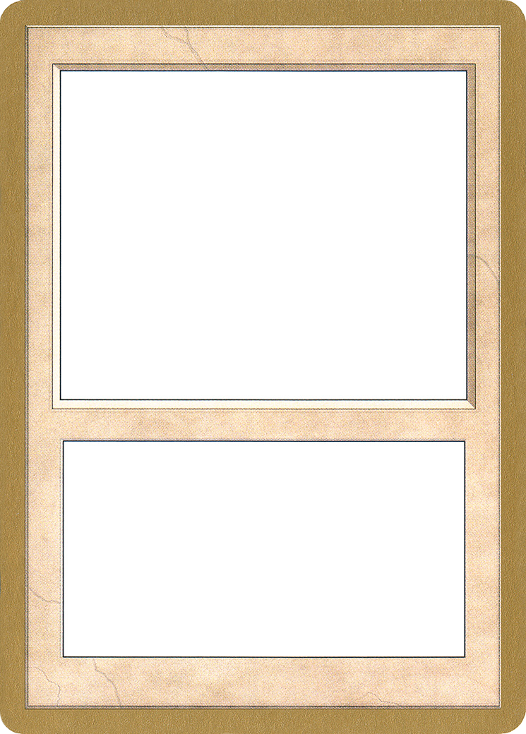 Blank Card (WC02-000) - World Championship Decks 2002
