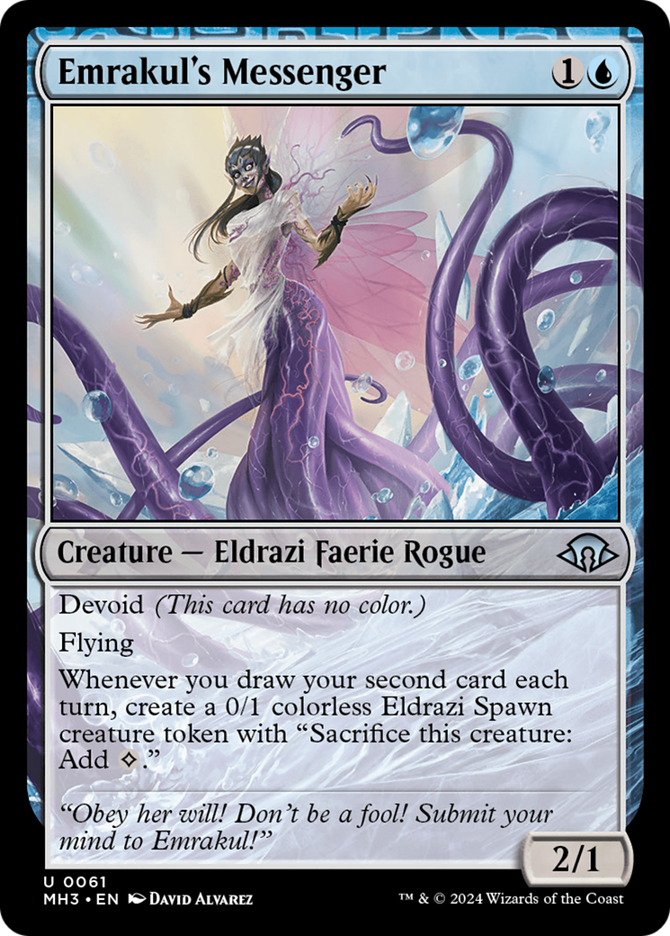 Emrakul's Messenger (MH3-061) - Modern Horizons 3 Foil - Premium MTG Single from Wizards of the Coast - Just $1.19! Shop now at Game Crave Tournament Store