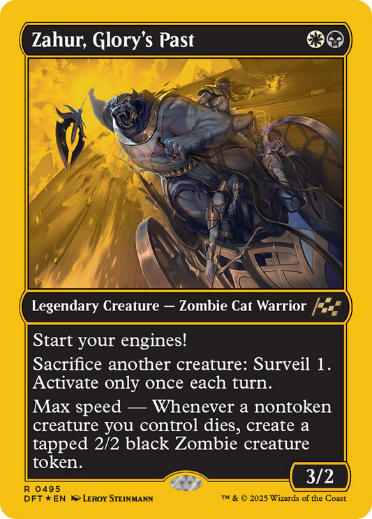 Zahur, Glory's Past (First-Place Foil) (DFT-229) - Aetherdrift Foil - Premium MTG Single from Wizards of the Coast - Just $0.33! Shop now at Game Crave Tournament Store
