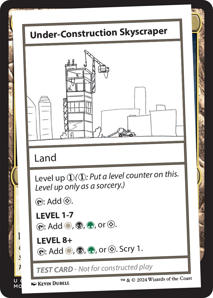 Under-Construction Skyscraper (MB2-383) - Mystery Booster 2 - Premium MTG Single from Wizards of the Coast - Just $0.35! Shop now at Game Crave Tournament Store