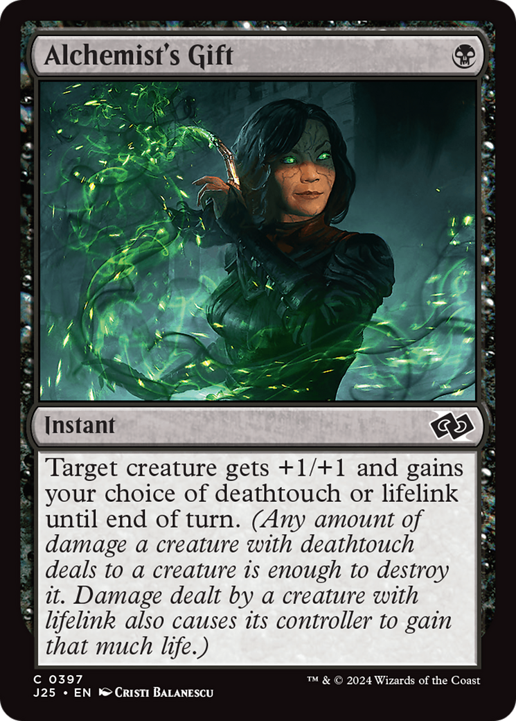 Alchemist's Gift (J25-397) - Foundations Jumpstart - Premium MTG Single from Wizards of the Coast - Just $0.25! Shop now at Game Crave Tournament Store