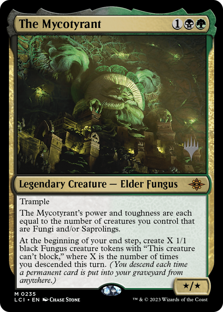 The Mycotyrant (PLCI-235P) - The Lost Caverns of Ixalan Promos - Premium MTG Single from Wizards of the Coast - Just $1.12! Shop now at Game Crave Tournament Store
