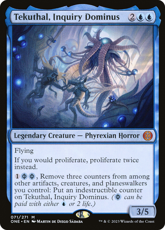 Tekuthal, Inquiry Dominus (ONE-071) - Phyrexia: All Will Be One - Premium MTG Single from Wizards of the Coast - Just $8.35! Shop now at Game Crave Tournament Store