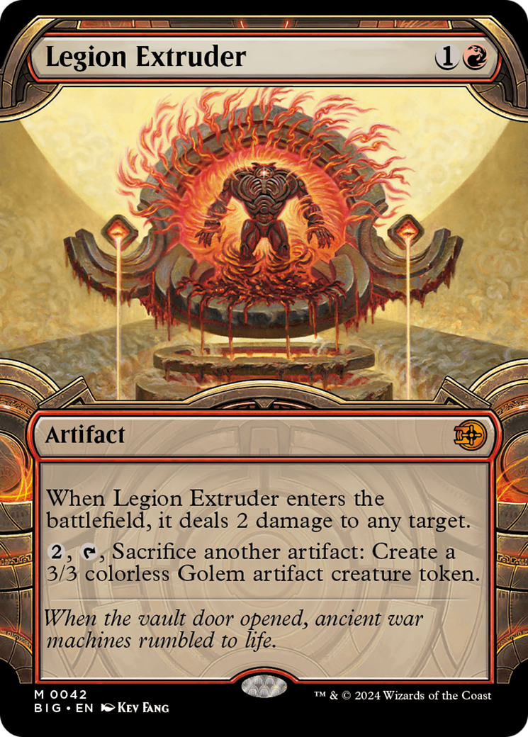 Legion Extruder (BIG-042) - The Big Score: (Extended Art, Showcase) (Borderless) Foil