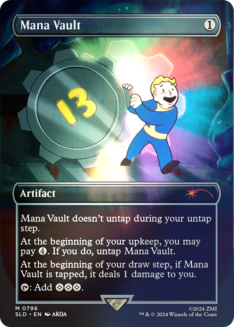 Mana Vault (SLD-796★) - Secret Lair Drop Foil - Premium MTG Single from Wizards of the Coast - Just $864.94! Shop now at Game Crave Tournament Store