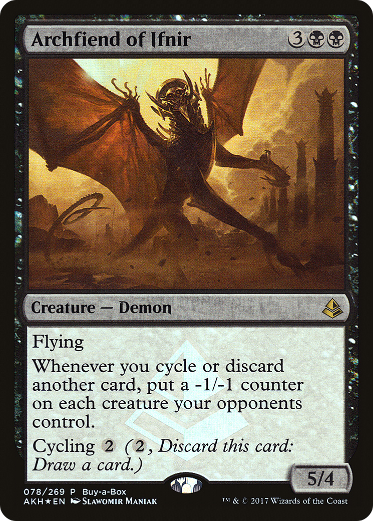 Archfiend of Ifnir (PAKH-078) - Amonkhet Promos Foil