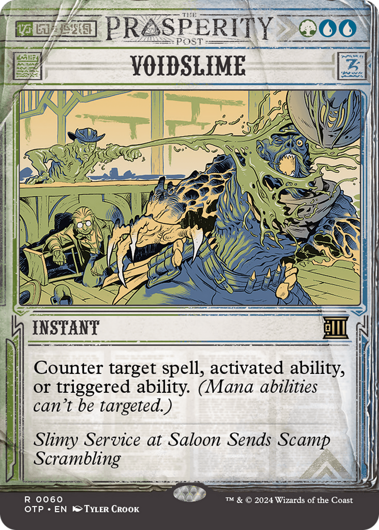Voidslime (OTP-060) - Breaking News: (Showcase) (Borderless) - Premium MTG Single from Wizards of the Coast - Just $0.25! Shop now at Game Crave Tournament Store