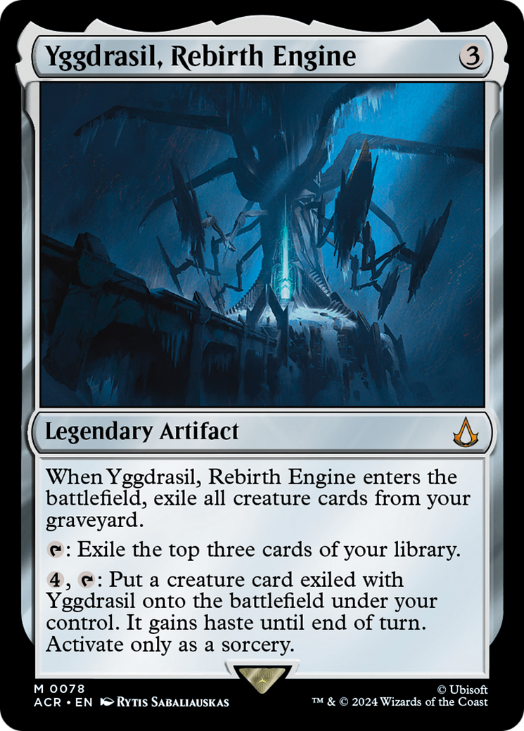 Yggdrasil, Rebirth Engine (ACR-078) - Assassin's Creed Foil - Premium MTG Single from Wizards of the Coast - Just $3.54! Shop now at Game Crave Tournament Store
