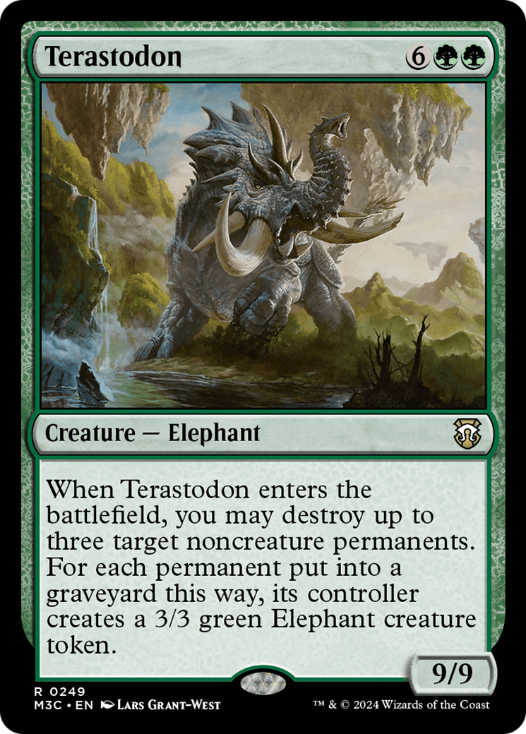 Terastodon (M3C-249) - Modern Horizons 3 Commander - Premium MTG Single from Wizards of the Coast - Just $0.25! Shop now at Game Crave Tournament Store
