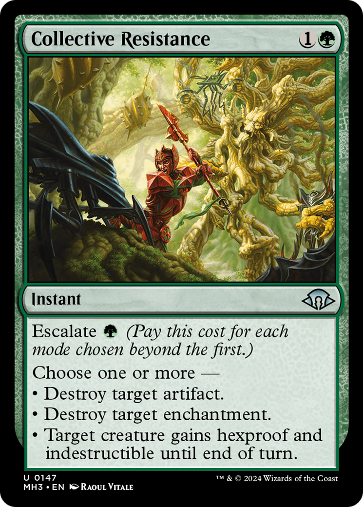 Collective Resistance (MH3-147) - Modern Horizons 3 Foil - Premium MTG Single from Wizards of the Coast - Just $1.56! Shop now at Game Crave Tournament Store
