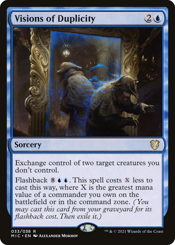 Visions of Duplicity (MIC-033) - Midnight Hunt Commander - Premium MTG Single from Wizards of the Coast - Just $0.08! Shop now at Game Crave Tournament Store