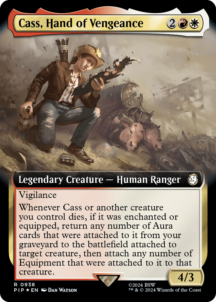 Cass, Hand of Vengeance (PIP-938) - Fallout: (Extended Art) - Premium MTG Single from Wizards of the Coast - Just $0.90! Shop now at Game Crave Tournament Store