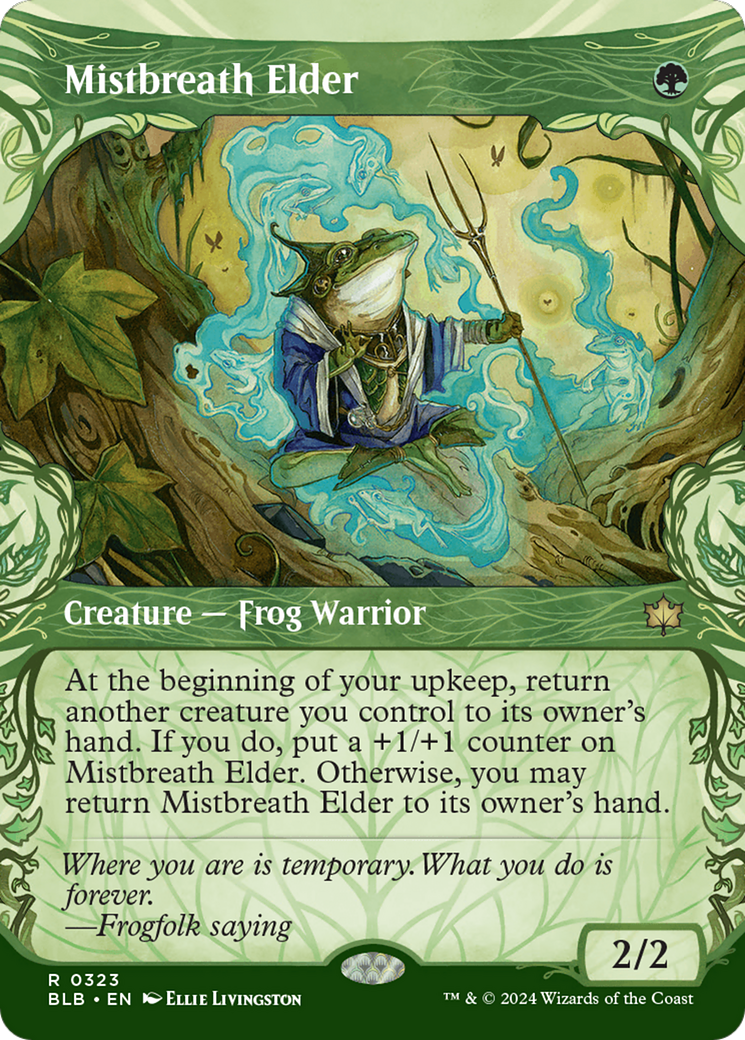 Mistbreath Elder (BLB-323) - Bloomburrow: (Showcase) - Premium MTG Single from Wizards of the Coast - Just $0.46! Shop now at Game Crave Tournament Store