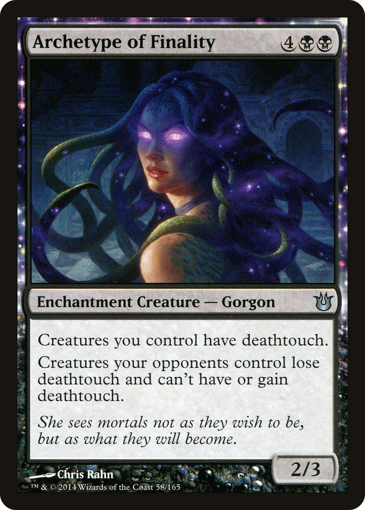 Archetype of Finality (BNG-058) - Born of the Gods: (nyxtouched) Foil