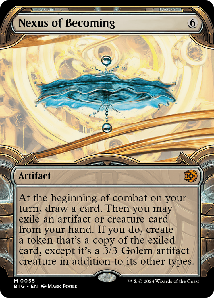 Nexus of Becoming (BIG-055) - The Big Score: (Showcase) (Borderless) Foil - Premium MTG Single from Wizards of the Coast - Just $10.66! Shop now at Game Crave Tournament Store