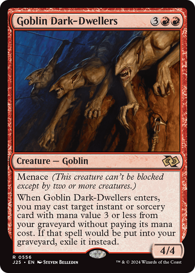Goblin Dark-Dwellers (J25-556) - Foundations Jumpstart - Premium MTG Single from Wizards of the Coast - Just $0.25! Shop now at Game Crave Tournament Store