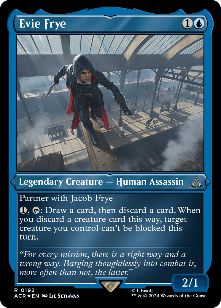 Evie Frye (ACR-192) - Assassin's Creed Etched Foil - Premium MTG Single from Wizards of the Coast - Just $0.47! Shop now at Game Crave Tournament Store