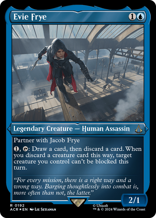 Evie Frye (ACR-192) - Assassin's Creed Etched Foil - Premium MTG Single from Wizards of the Coast - Just $0.47! Shop now at Game Crave Tournament Store