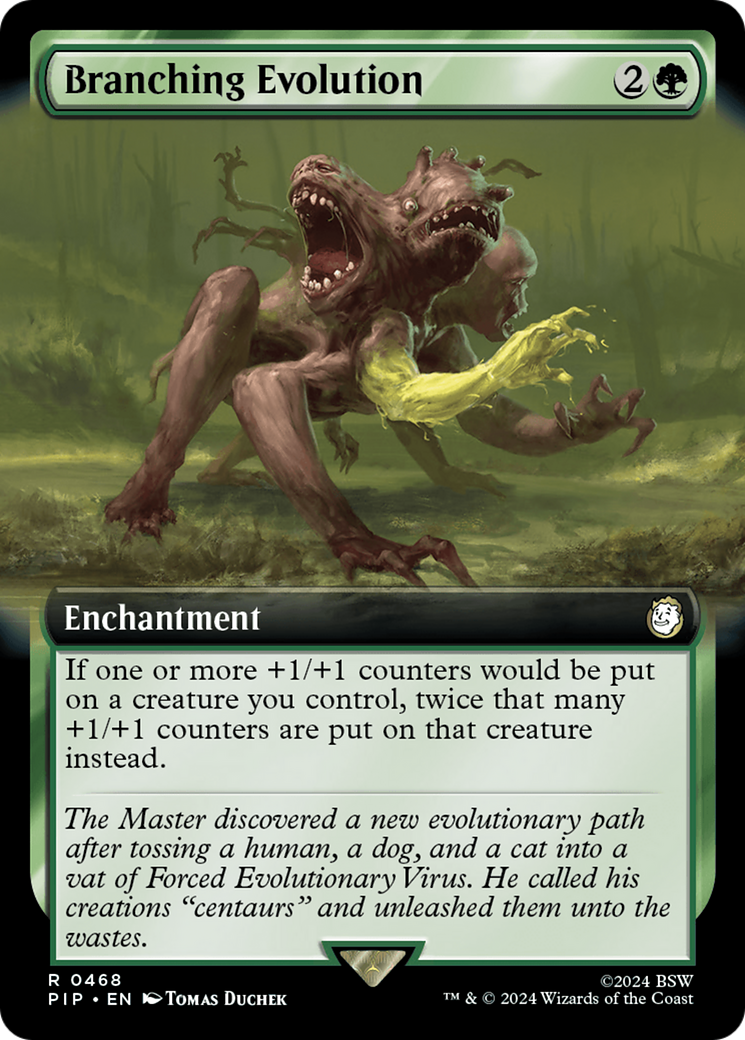 Branching Evolution (PIP-468) - Fallout: (Extended Art) Foil - Premium MTG Single from Wizards of the Coast - Just $4.51! Shop now at Game Crave Tournament Store