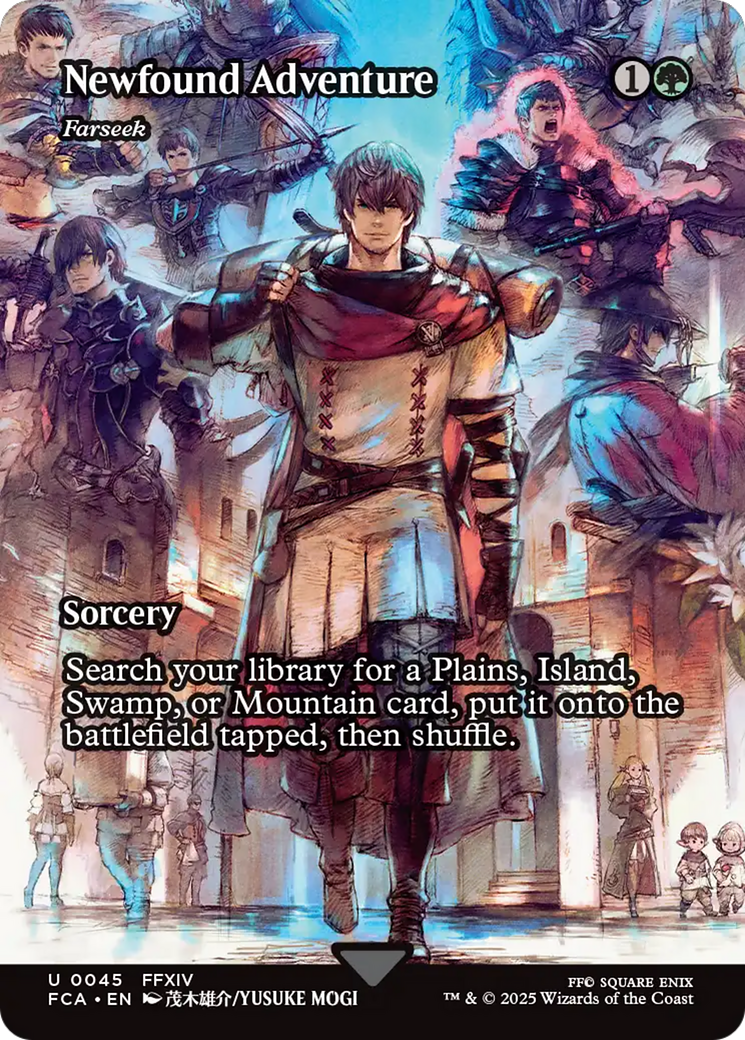 Farseek (FCA-045) - FINAL FANTASY: Through the Ages / Newfound Adventure (Borderless) Foil - Premium MTG Single from Wizards of the Coast - Just $1.27! Shop now at Game Crave Tournament Store