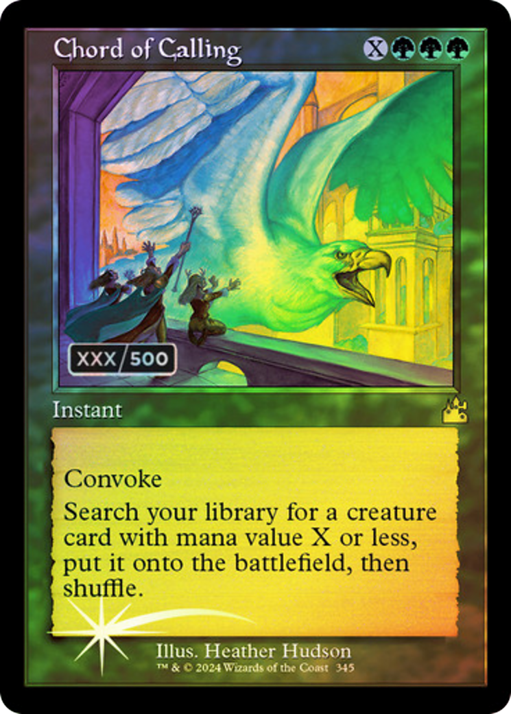 Chord of Calling (RVR-345Z) - Ravnica Remastered Foil - Premium MTG Single from Wizards of the Coast - Just $257.59! Shop now at Game Crave Tournament Store