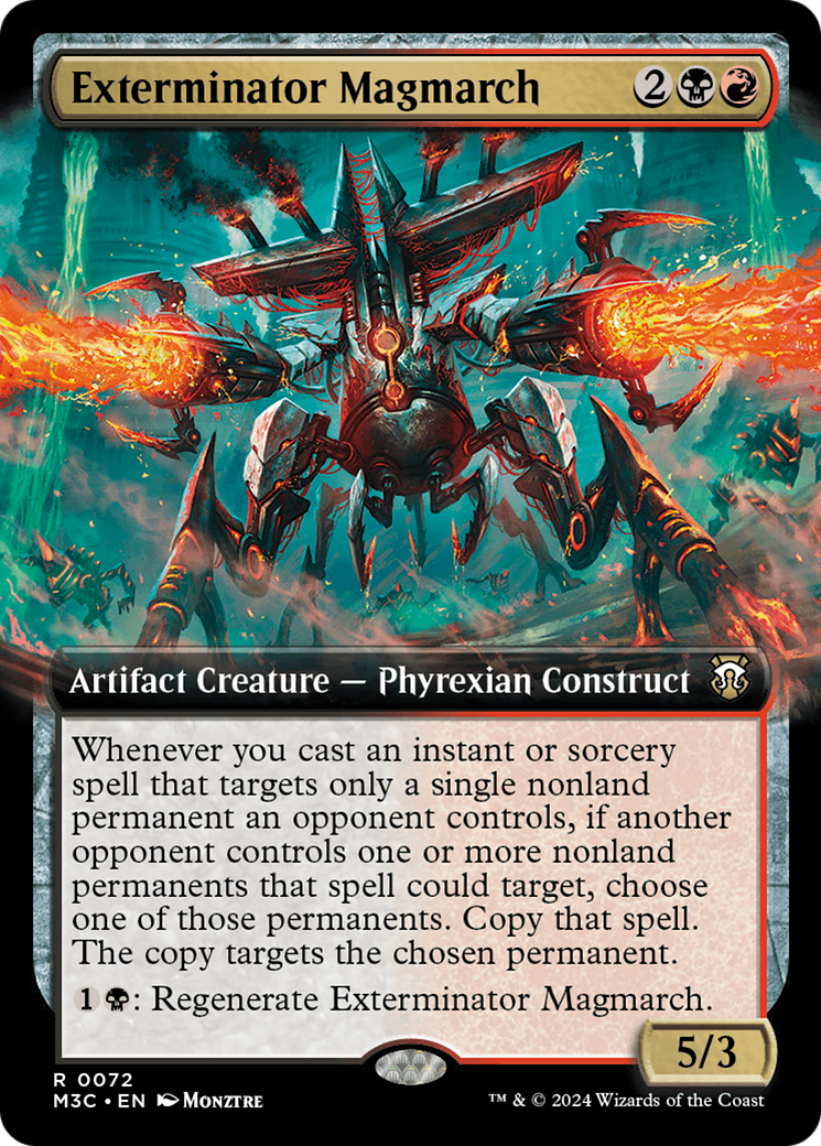 Exterminator Magmarch (M3C-072) - Modern Horizons 3 Commander: (Extended Art) Foil - Premium MTG Single from Wizards of the Coast - Just $0.26! Shop now at Game Crave Tournament Store