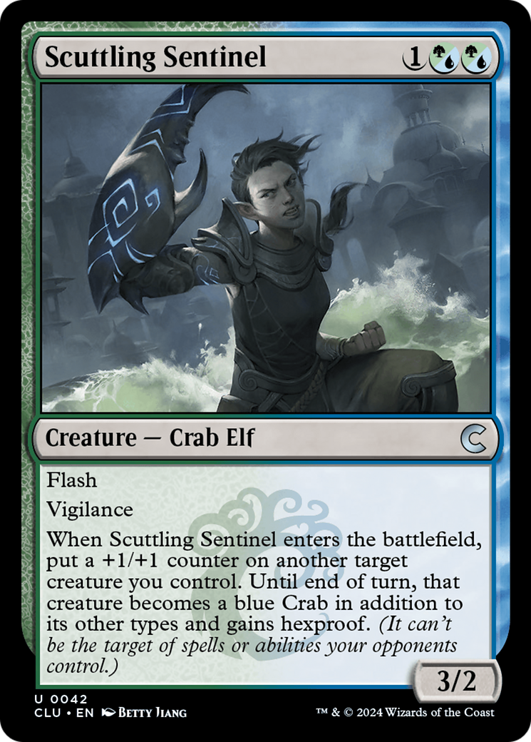 Scuttling Sentinel (CLU-042) - Ravnica: Clue Edition - Premium MTG Single from Wizards of the Coast - Just $0.25! Shop now at Game Crave Tournament Store