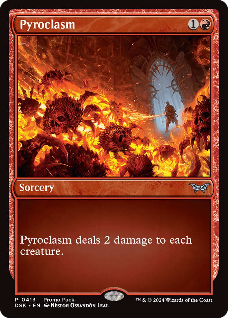 Pyroclasm (DSK-413) - Duskmourn: House of Horror Foil - Premium MTG Single from Wizards of the Coast - Just $1.02! Shop now at Game Crave Tournament Store