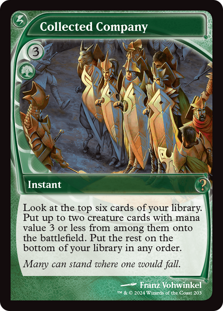 Collected Company (MB2-203) - Mystery Booster 2 Foil - Premium MTG Single from Wizards of the Coast - Just $22.86! Shop now at Game Crave Tournament Store