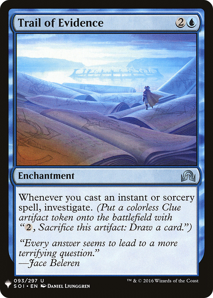 Trail of Evidence (MB1-529) - Mystery Booster