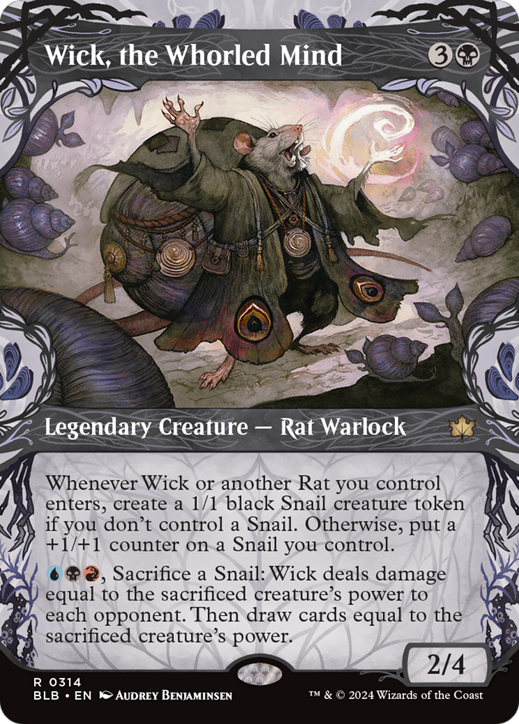 Wick, the Whorled Mind (BLB-314) - Bloomburrow Foil - Premium MTG Single from Wizards of the Coast - Just $0.54! Shop now at Game Crave Tournament Store