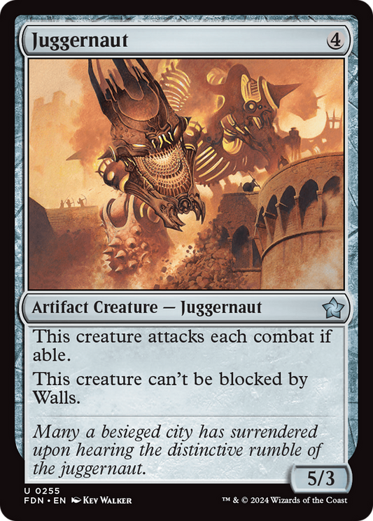 Juggernaut (FDN-255) - Foundations - Premium MTG Single from Wizards of the Coast - Just $0.25! Shop now at Game Crave Tournament Store