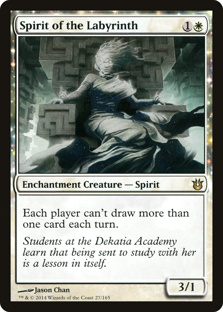 Spirit of the Labyrinth (BNG-027) - Born of the Gods: (nyxtouched) Foil