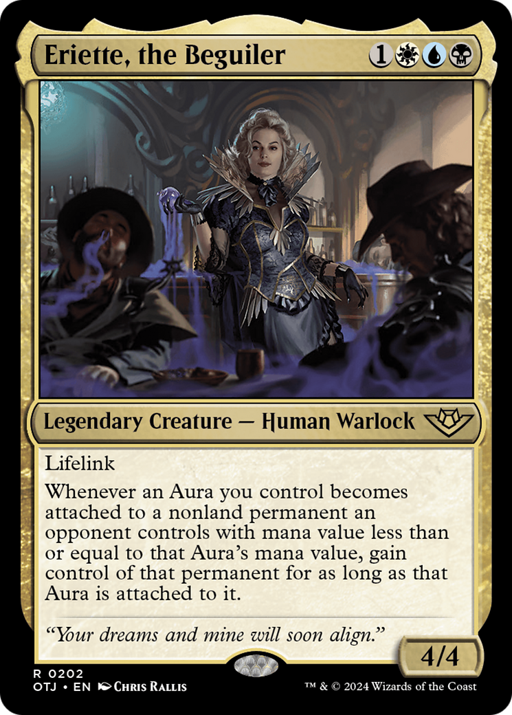 Eriette, the Beguiler (OTJ-202) - Outlaws of Thunder Junction Foil - Premium MTG Single from Wizards of the Coast - Just $0.25! Shop now at Game Crave Tournament Store