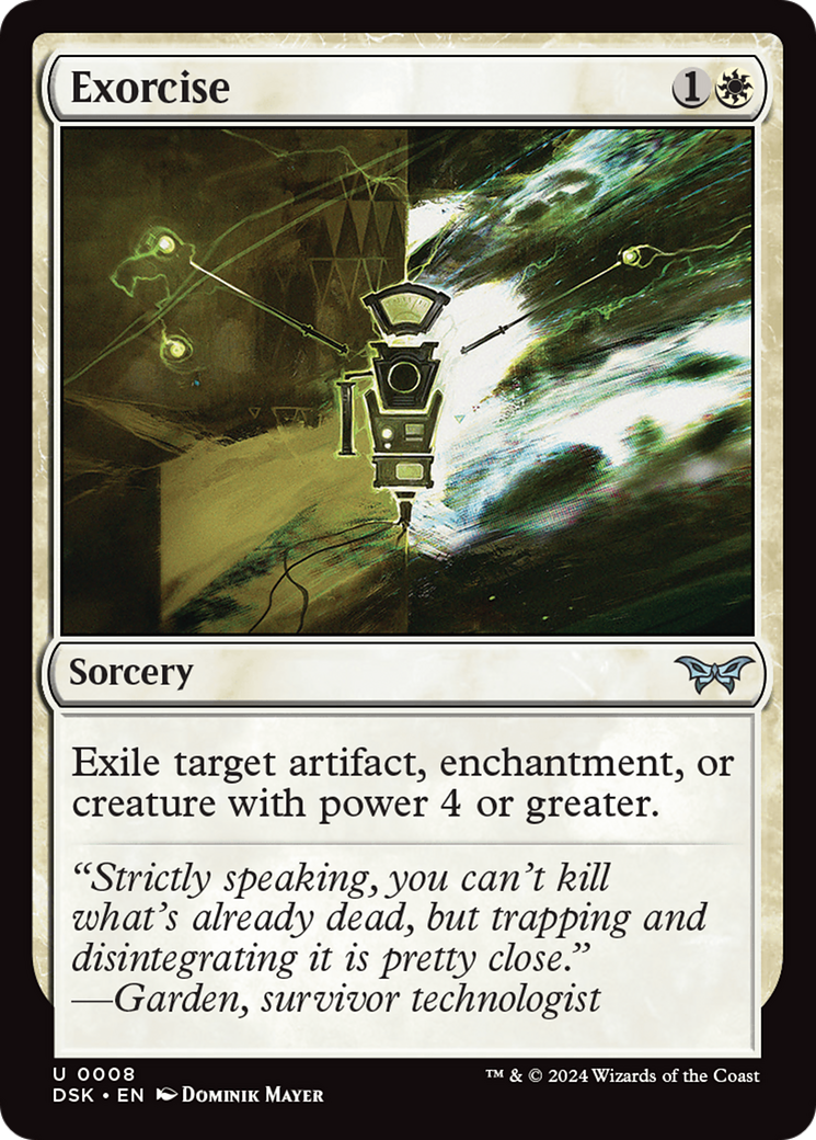 Exorcise (DSK-008) - Duskmourn: House of Horror - Premium MTG Single from Wizards of the Coast - Just $0.25! Shop now at Game Crave Tournament Store