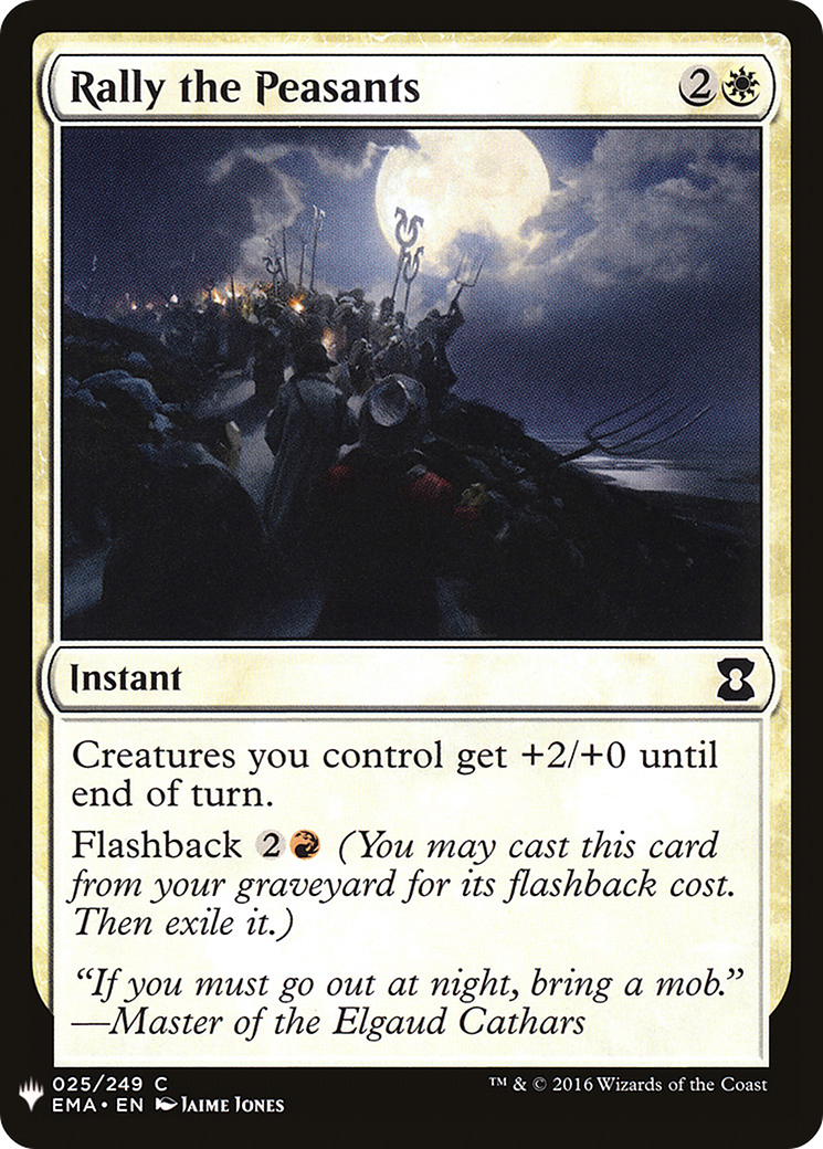 Rally the Peasants (MB1-204) - Mystery Booster