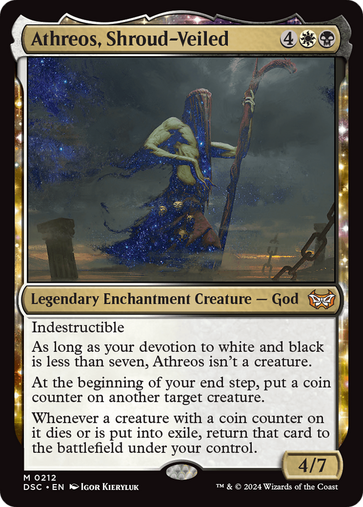 Athreos, Shroud-Veiled (DSC-212) - Duskmourn: House of Horror Commander - Premium MTG Single from Wizards of the Coast - Just $0.47! Shop now at Game Crave Tournament Store