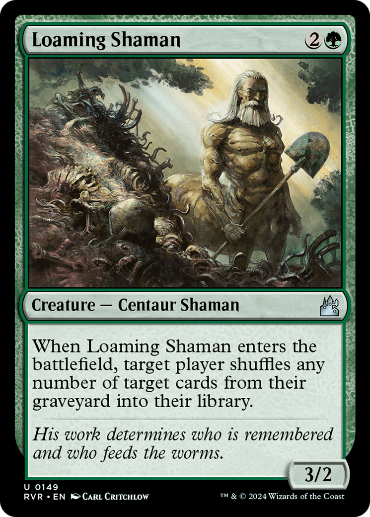 Loaming Shaman (RVR-149) - Ravnica Remastered Foil - Premium MTG Single from Wizards of the Coast - Just $0.25! Shop now at Game Crave Tournament Store