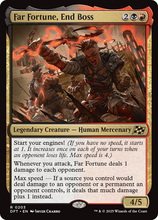 Far fortune, End Boss (DFT-203) - Aetherdrift - Premium MTG Single from Wizards of the Coast - Just $0.08! Shop now at Game Crave Tournament Store