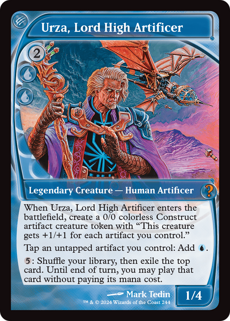 Urza, Lord High Artificer (MB2-244) - Mystery Booster 2 Foil - Premium MTG Single from Wizards of the Coast - Just $305.70! Shop now at Game Crave Tournament Store