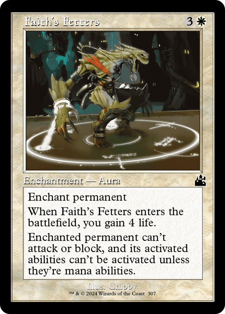 Faith's Fetters (RVR-307) - Ravnica Remastered - Premium MTG Single from Wizards of the Coast - Just $0.26! Shop now at Game Crave Tournament Store