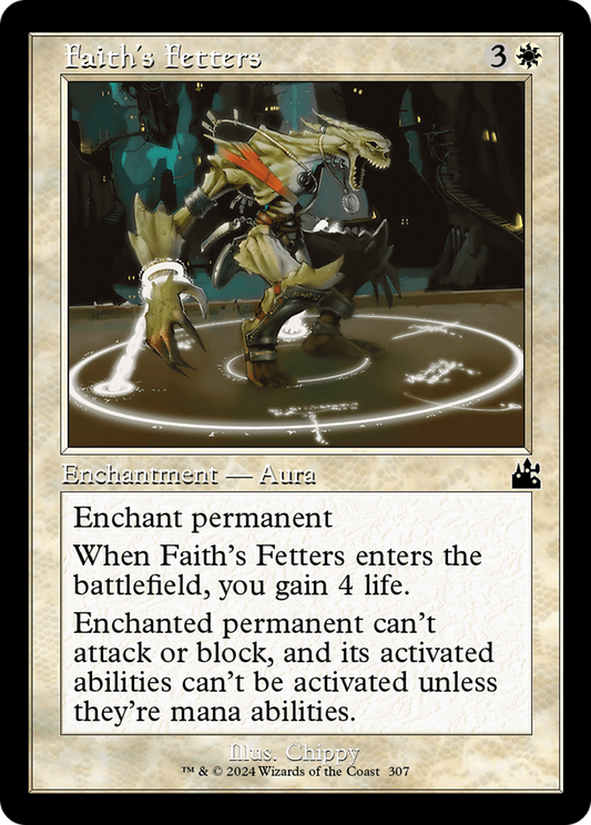 Faith's Fetters (RVR-307) - Ravnica Remastered - Premium MTG Single from Wizards of the Coast - Just $0.26! Shop now at Game Crave Tournament Store