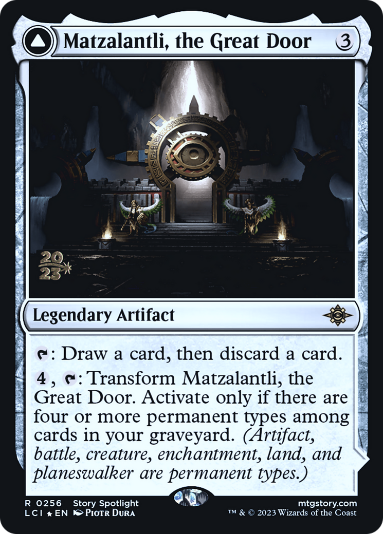 Matzalantli, the Great Door // The Core (PLCI-256S) - The Lost Caverns of Ixalan Promos Foil - Premium MTG Single from Wizards of the Coast - Just $0.25! Shop now at Game Crave Tournament Store