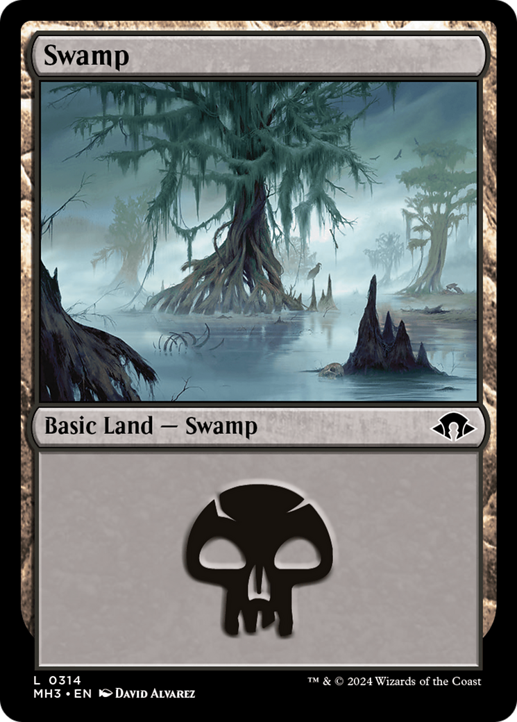 Swamp (MH3-314) - Modern Horizons 3 Foil - Premium MTG Single from Wizards of the Coast - Just $0.26! Shop now at Game Crave Tournament Store