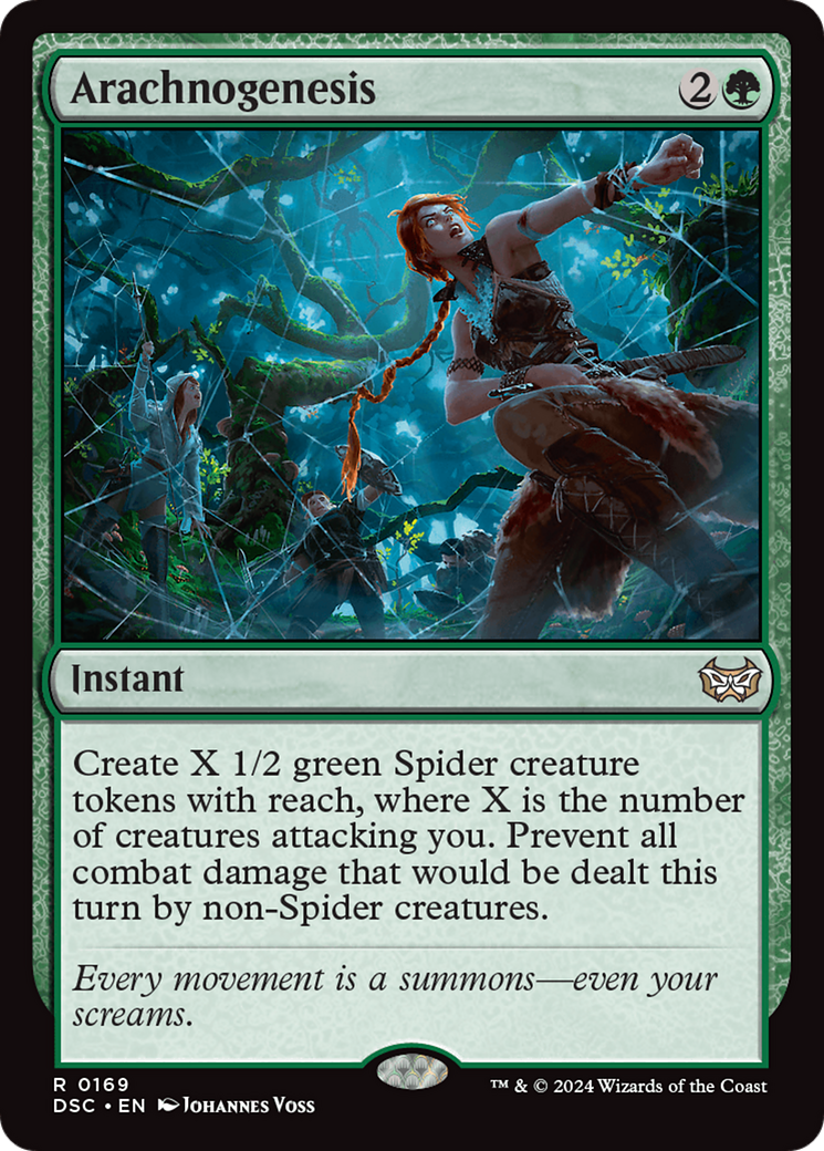Arachnogenesis (DSC-169) - Duskmourn: House of Horror Commander - Premium MTG Single from Wizards of the Coast - Just $1.17! Shop now at Game Crave Tournament Store