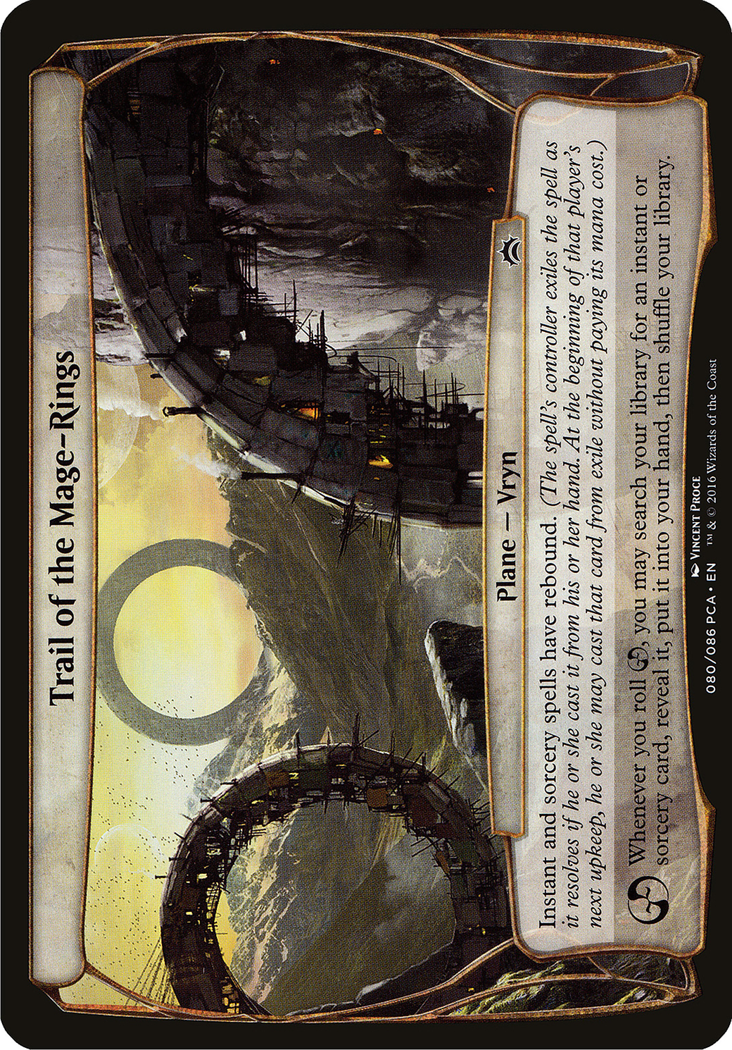 Trail of the Mage-Rings (OPCA-080) - Planechase Anthology Planes