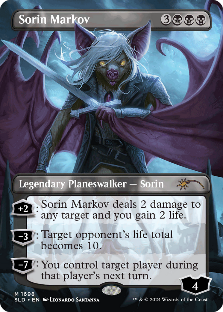 Sorin Markov (SLD-1698) - Secret Lair Drop (Borderless) - Premium MTG Single from Wizards of the Coast - Just $10.87! Shop now at Game Crave Tournament Store